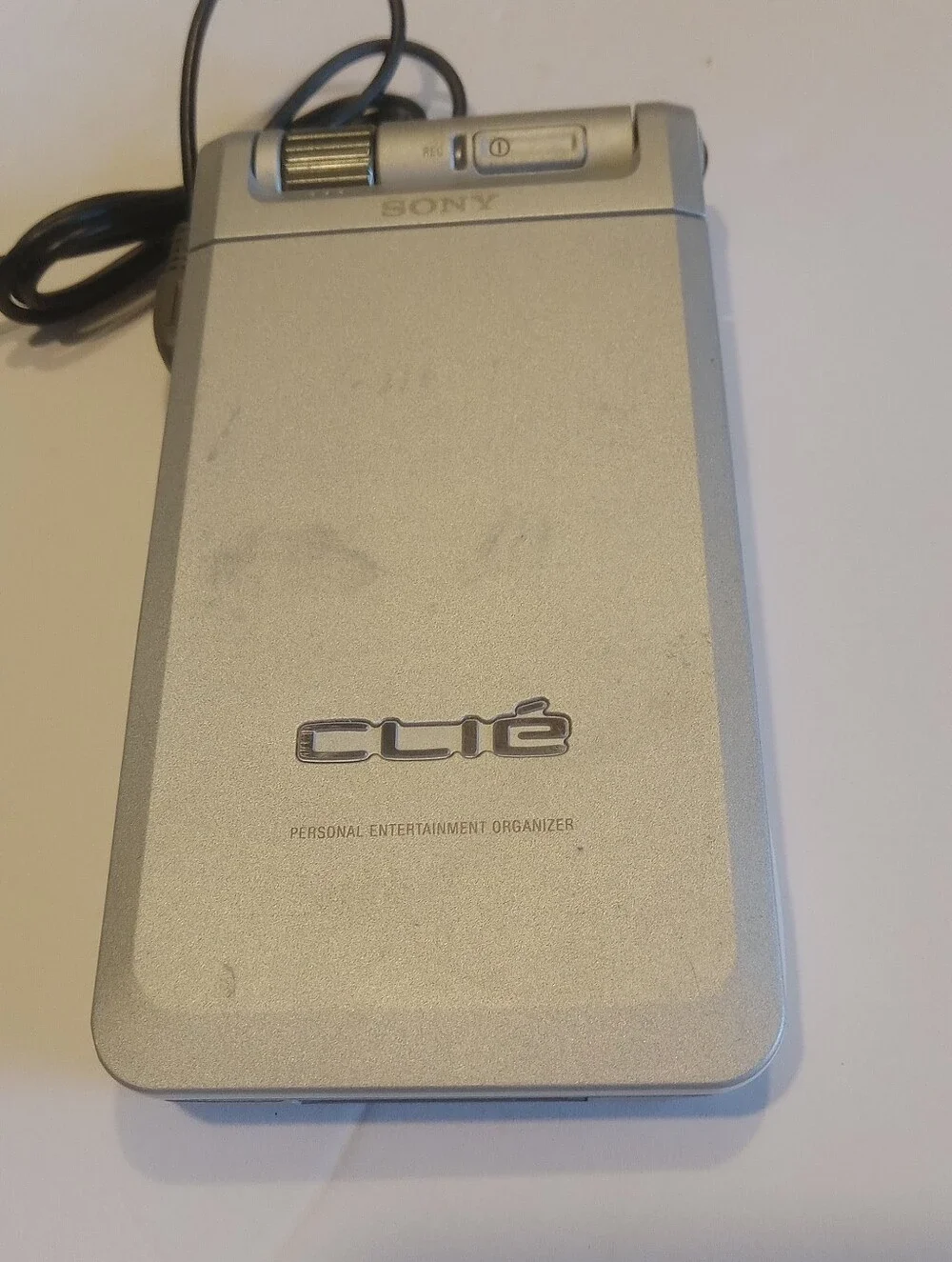Vintage Sony Clie Handheld PEG-NX70V/U Bundle SCREEN IS CRACKED Does Turn On.